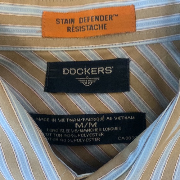 Men’s Dockers dress shirt size medium - Picture 3 of 4